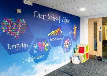 Why choose a vinyl wall graphic for use in your school?