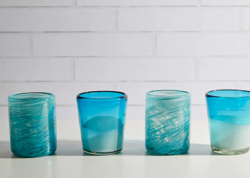 What is the origin of handblown glass?