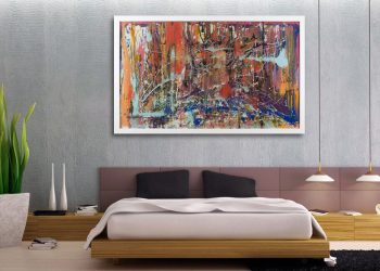 What Large Abstract Paintings Can Do for an Interior Space