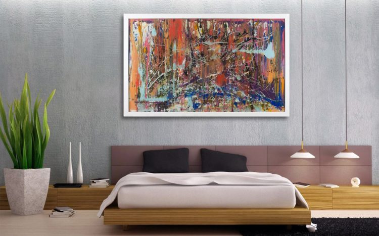 What Large Abstract Paintings Can Do for an Interior Space