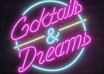 Capturing Social Moments with Neon Bar Highlights